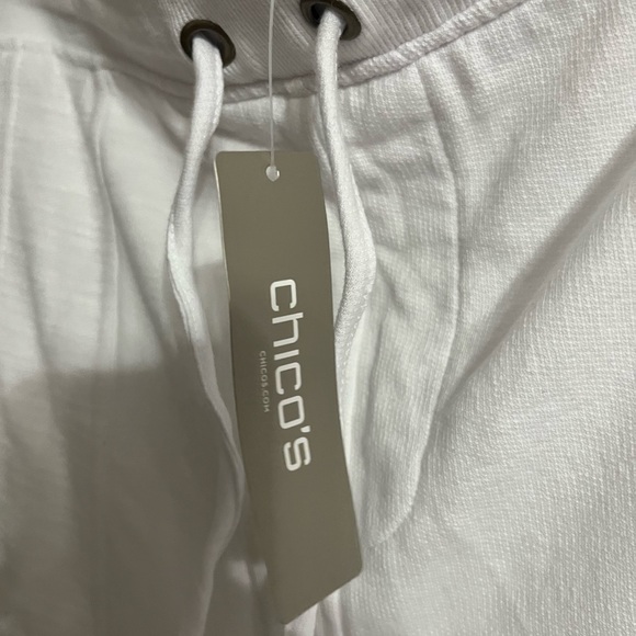 🩶 4 Zenergy by Chico White Womens lounge Pants New with tags - Picture 10 of 12